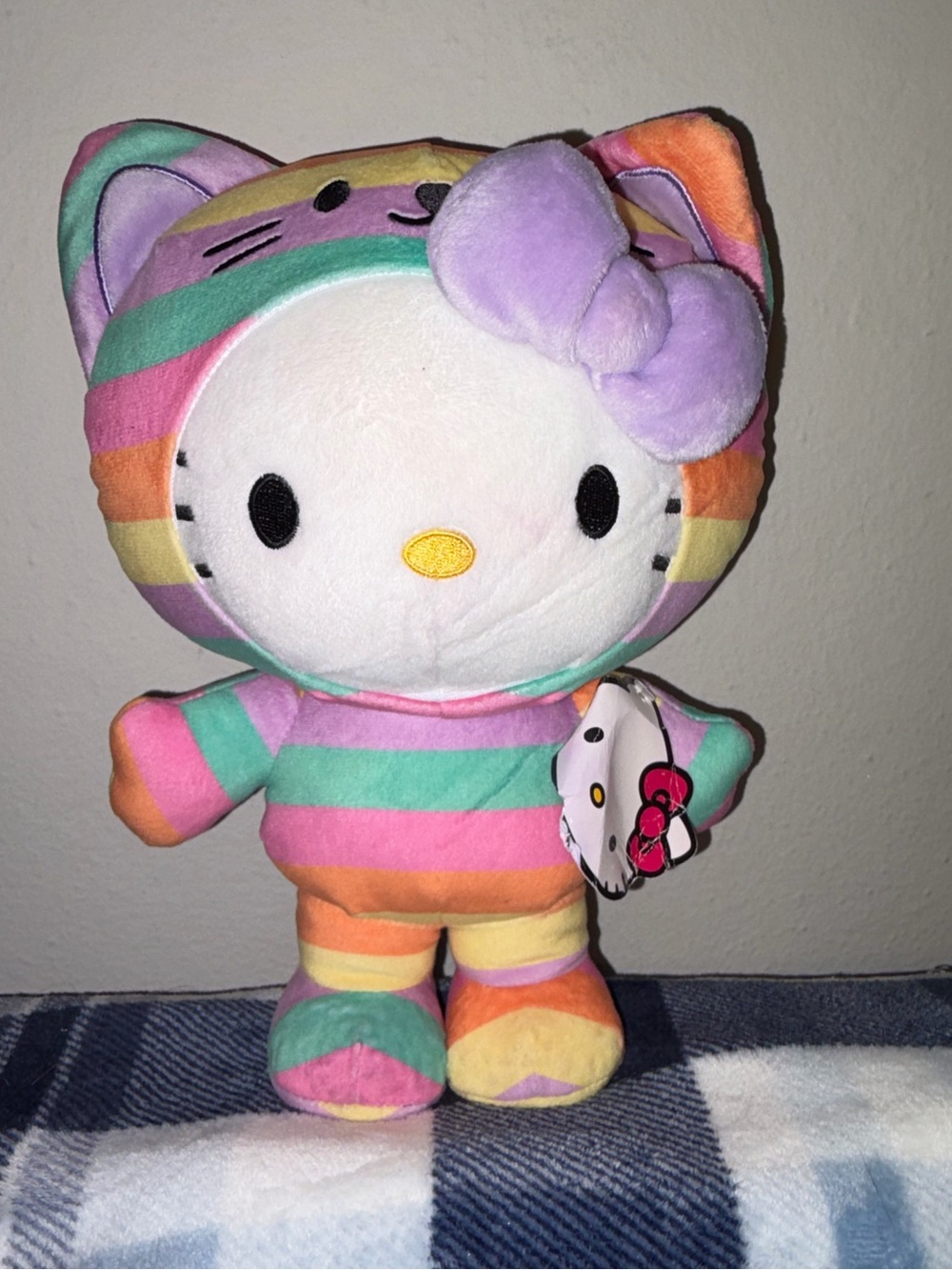 Hello Kitty Pastel Rainbow Plush